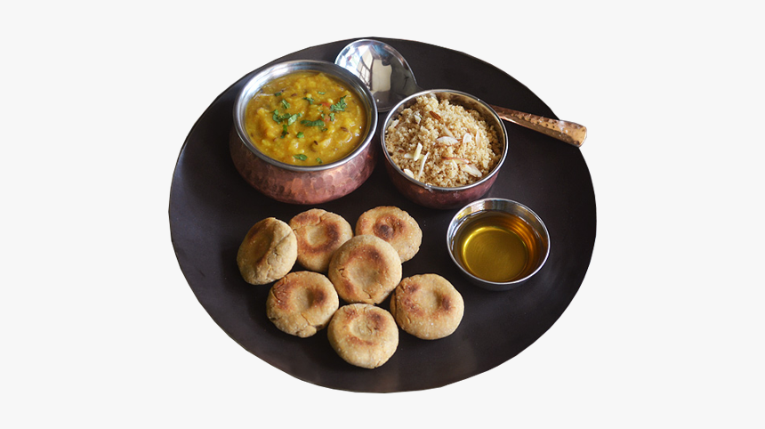 Dal Bati Churma In Udaipur - Traditional Famous Food In India, HD Png Download, Free Download