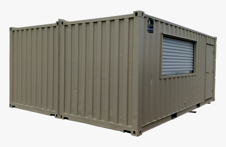 20ft Joined Shipping Containers For Sale - Shipping Container, HD Png Download, Free Download