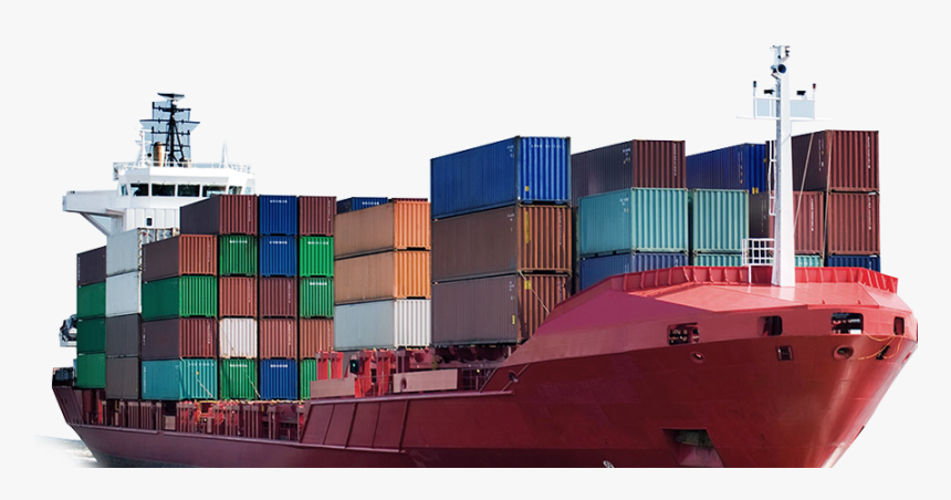 Ship With Container Png, Transparent Png, Free Download