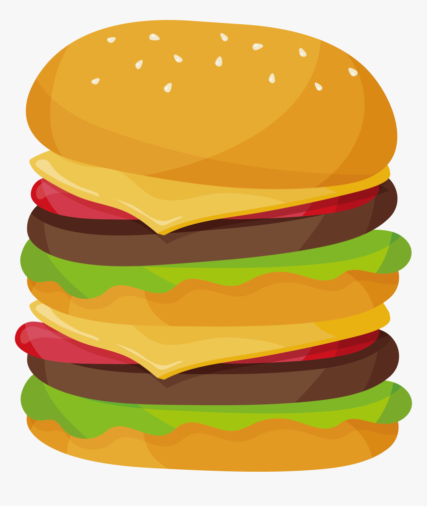 Burger Clipart Burger Mcdonalds - Big Mac Clipart, HD Png Download, Free Download