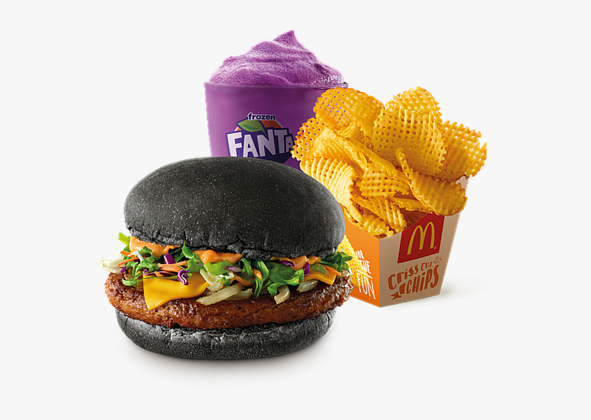 Spicy Korean Burger Meal Set - Spicy Korean Burger Mcdonalds, HD Png Download, Free Download