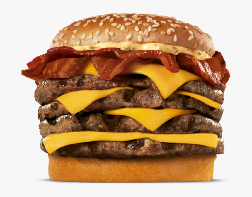 Triple Bacon King Burger, HD Png Download, Free Download