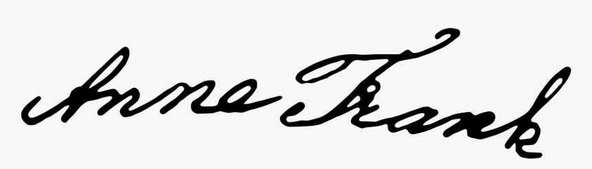 Anne Frank Signature, HD Png Download, Free Download