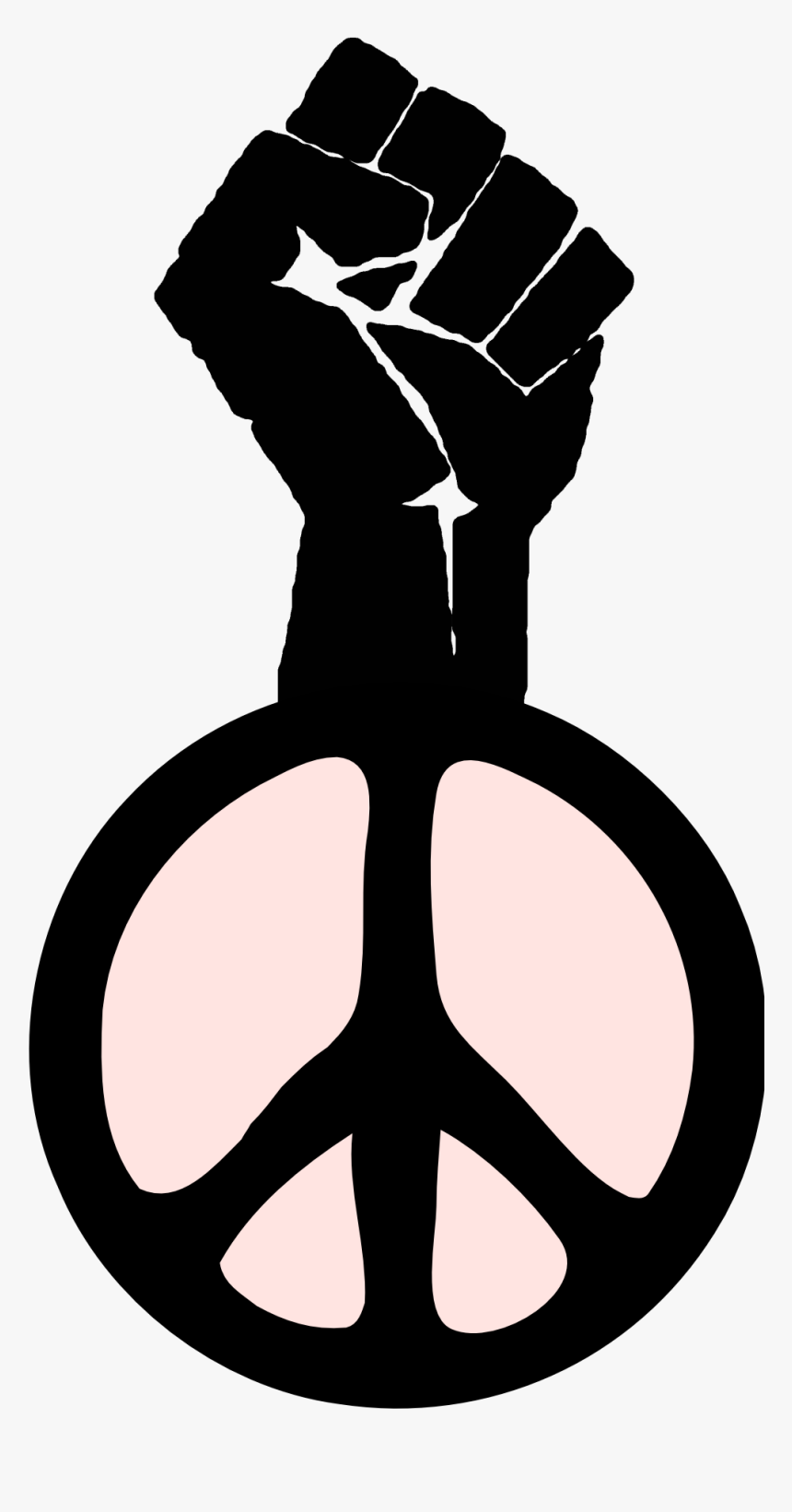 Transparent Clenched Fist Clipart - Black Power Clipart, HD Png Download, Free Download