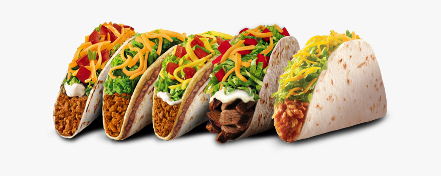 Slider Tacos 2 - Taco Bell Food Transparent, HD Png Download, Free Download