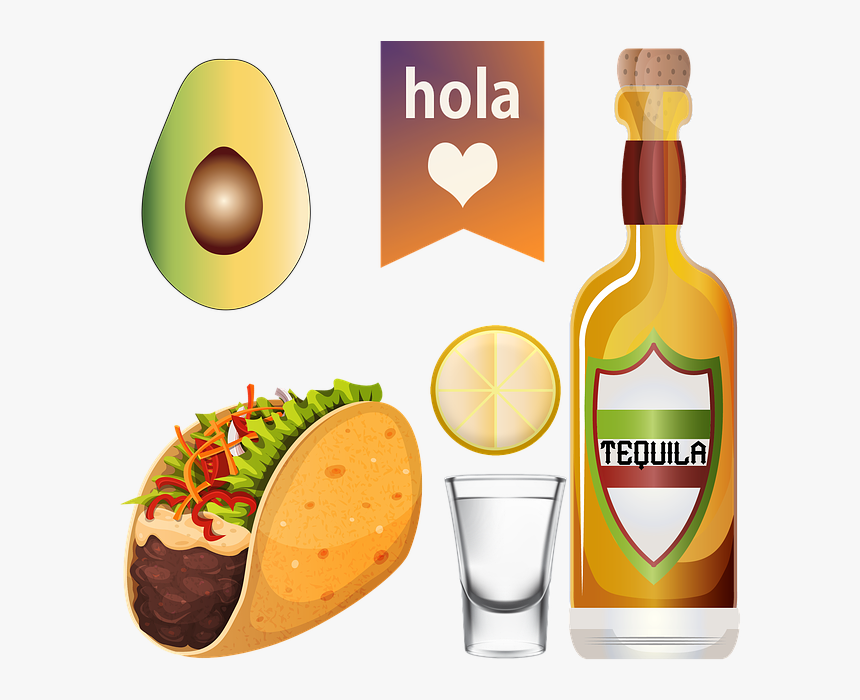 Taco Tuesday, Tequila, Avocado, Taco, Me, Mexican - Tequila Mexican Png, Transparent Png, Free Download