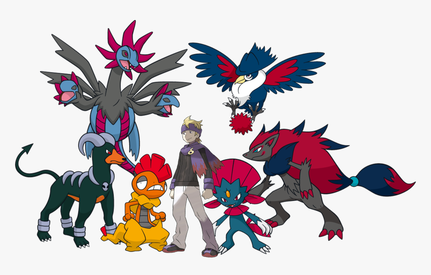 Dark Type Gym Leader 
 
zoroark"s Tail Was A Bitch, HD Png Download, Free Download