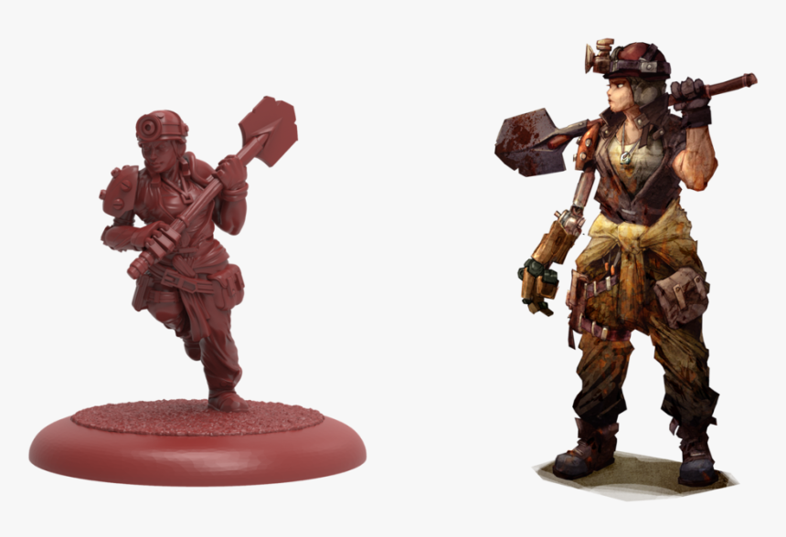 Spade - Miners Guild Guild Ball, HD Png Download, Free Download