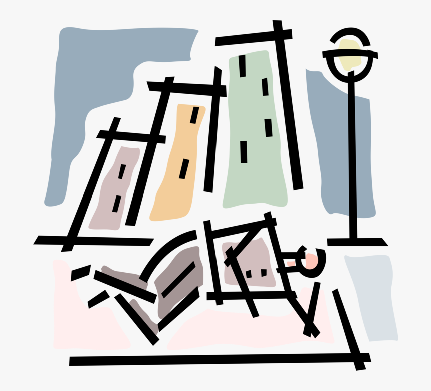 Vector Illustration Of Homeless Unemployed Down And - Homeless Clip Art, HD Png Download, Free Download