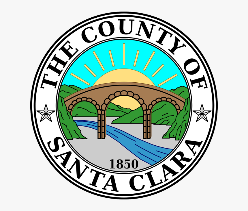 Carved Plaque Of The Seal Of Santa Clara County, California, - County Of Santa Clara Logo, HD Png Download, Free Download