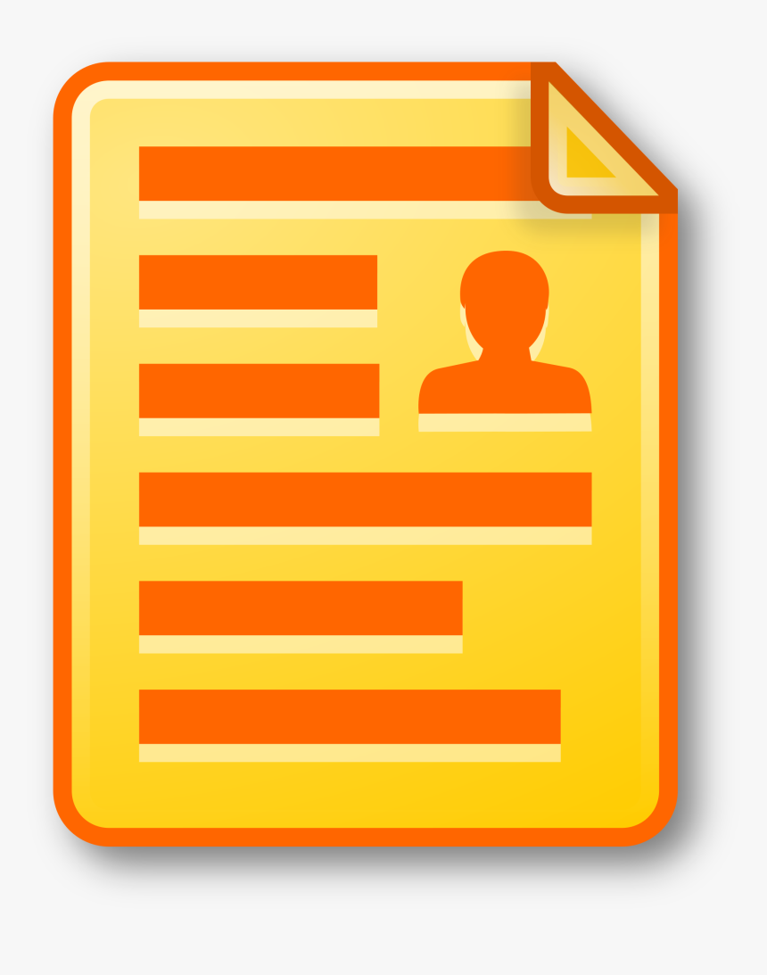 This Free Icons Png Design Of Icon Document Yellow - Yellow Document Icon, Transparent Png, Free Download