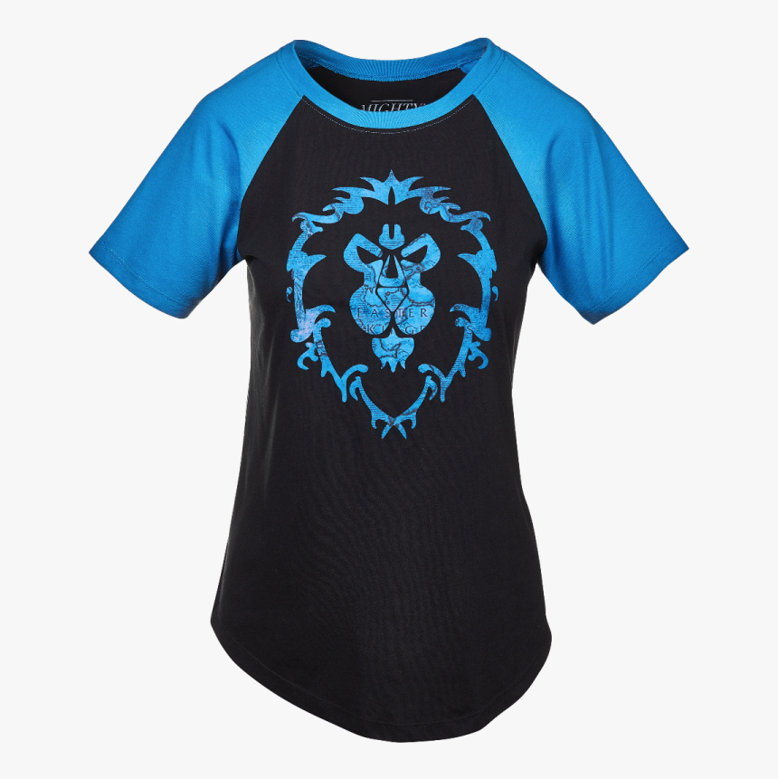 World Of Warcraft Alliance Raglan Tee - Wow Alliance Flag, HD Png Download, Free Download