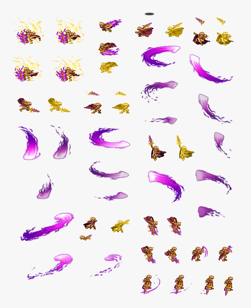 Animated Gif To Png Sprite Sheet - Attack Animation Sprite Sheet, Transparent Png, Free Download