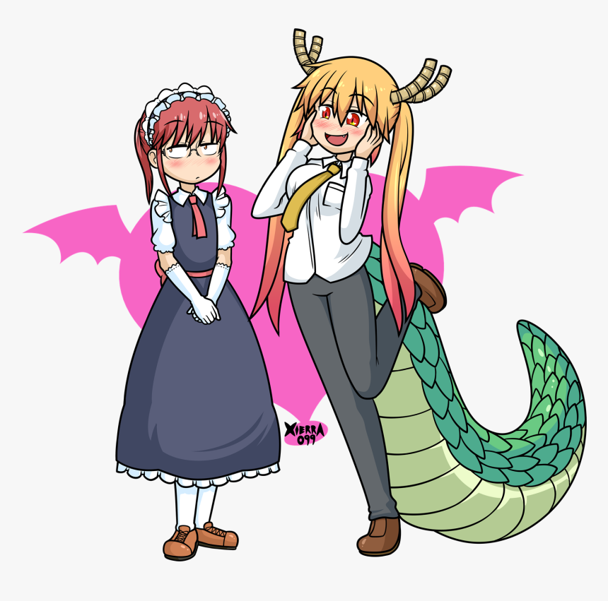 Dragon Maid Cute Tohru - Miss Tohru's Dragon Maid, HD Png Download, Free Download