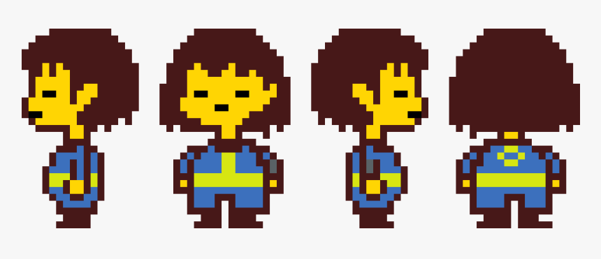 Undertale Frisk Sprite Sheet, HD Png Download, Free Download