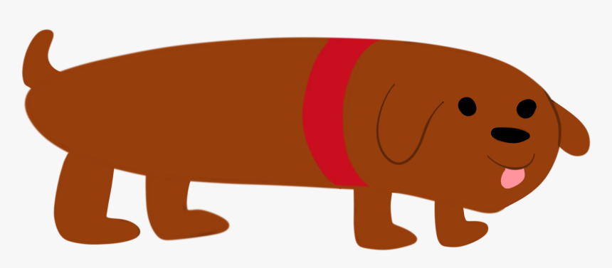 Badly Drawn Pups - Badly Drawn Weiner Dog, HD Png Download, Free Download