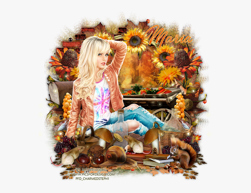 Autumnalreceptionmaria Bysteph - Sunflower, HD Png Download, Free Download