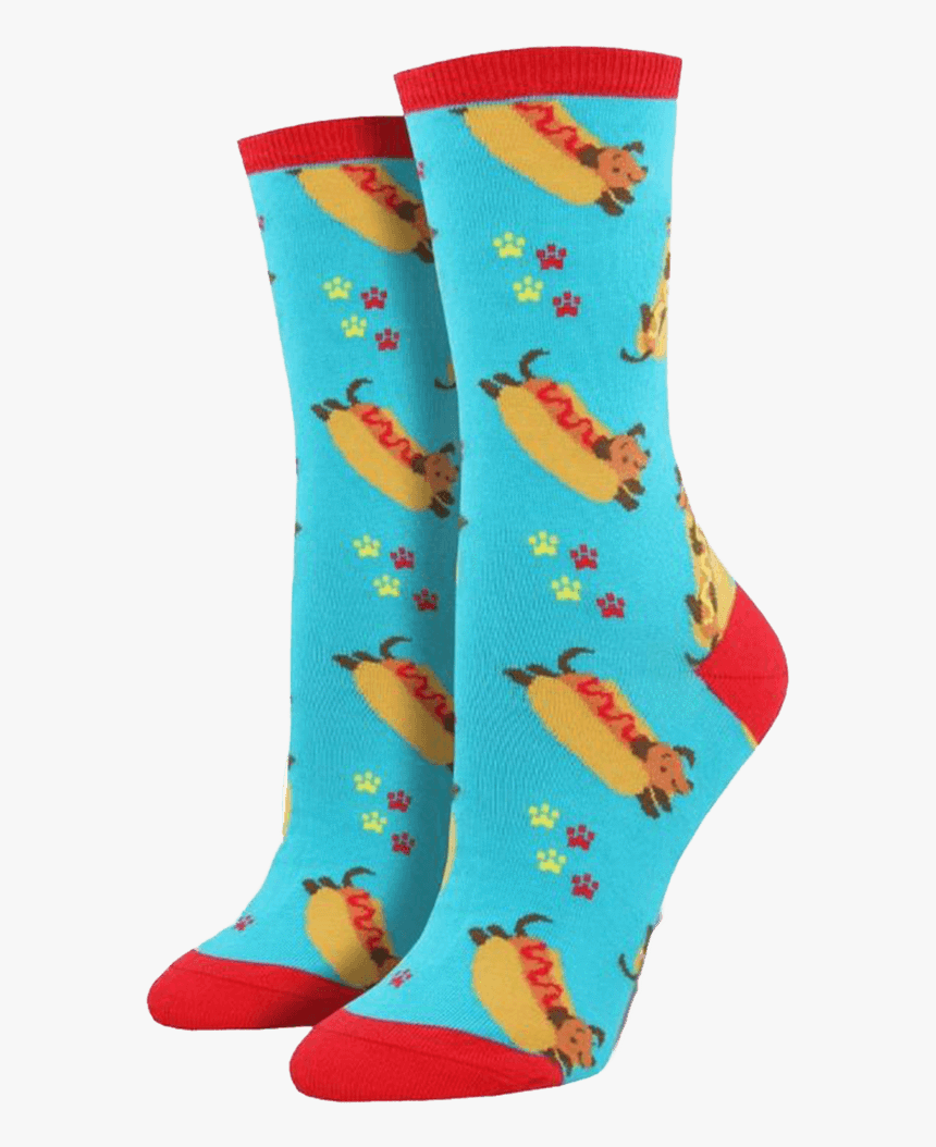 Weiner Dog Socks - Milk And Cookies Socks, HD Png Download, Free Download