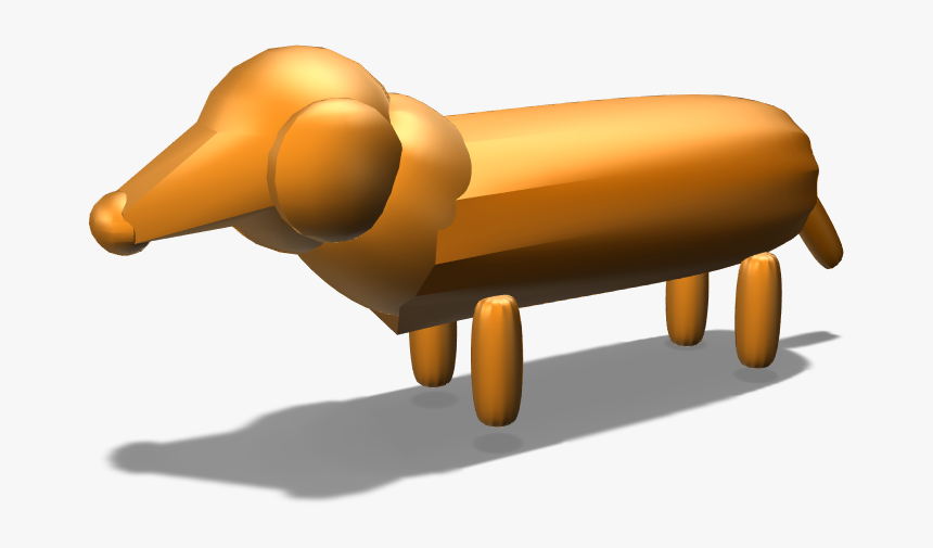 Toy Weiner Dog - Animal Figure, HD Png Download, Free Download