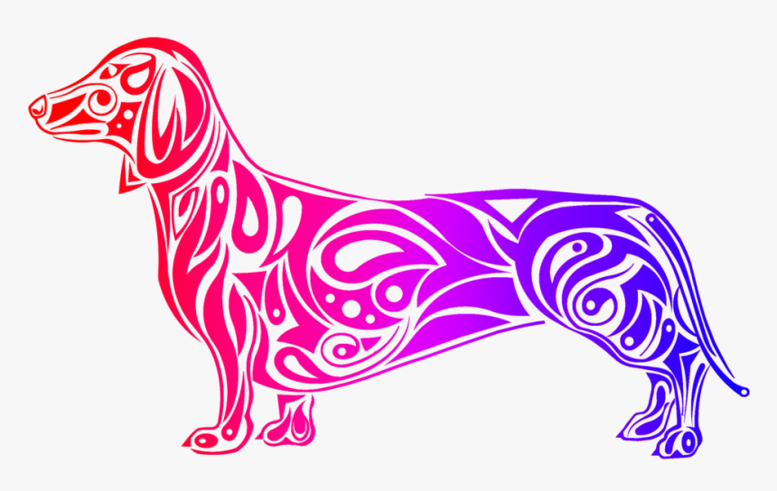 Tribal Dachshund, HD Png Download, Free Download