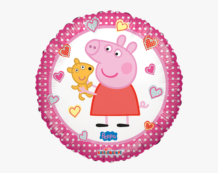 Catalogo De Globos Felicidades Peppa Pig - Peppa Pig En Redondo, HD Png Download, Free Download