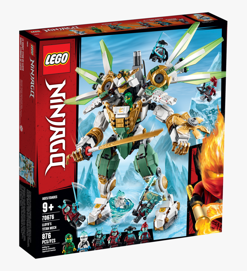 Ninjago Wiki - Lego Ninjago Lloyd's Titan Mech, HD Png Download, Free Download