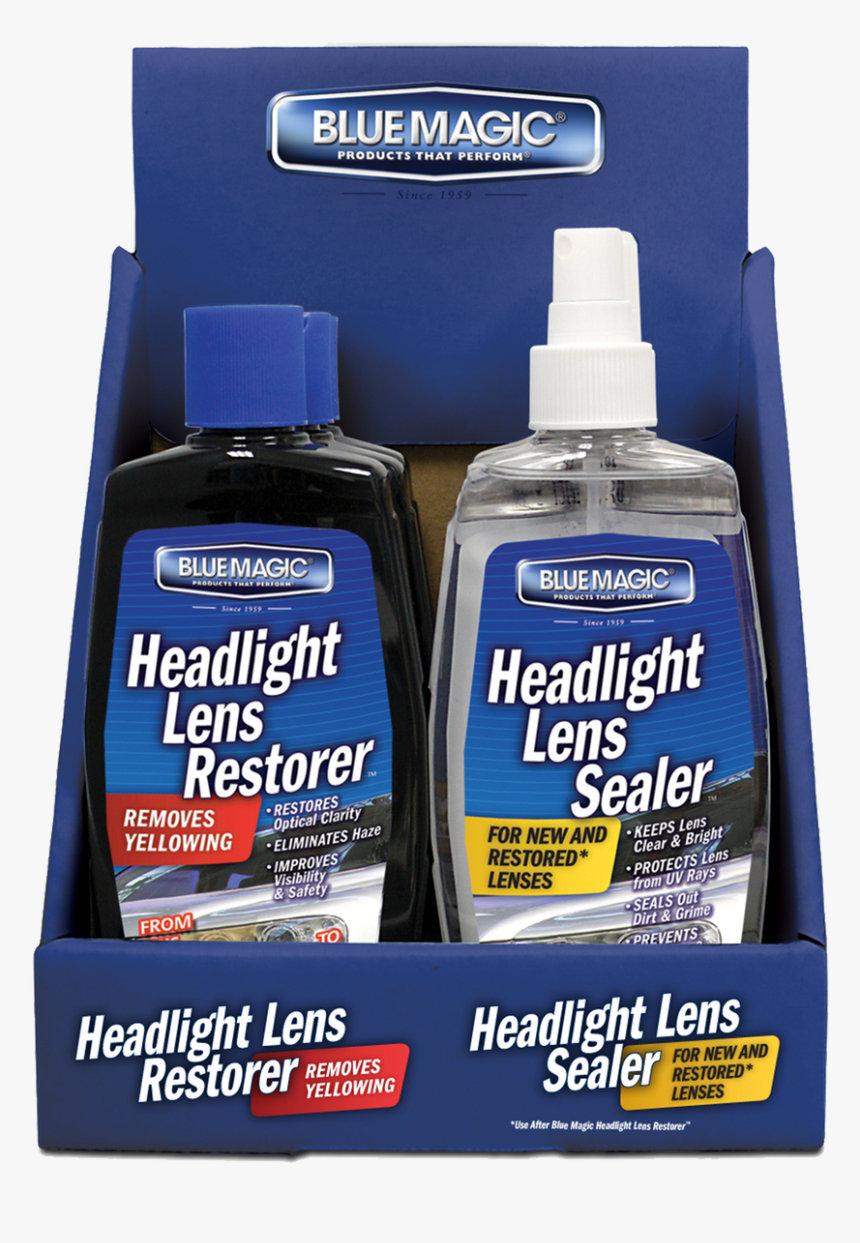 Headlight Lens Restorer, 3 Ea, And Headlight Lens Sealer - Bottle, HD Png Download, Free Download