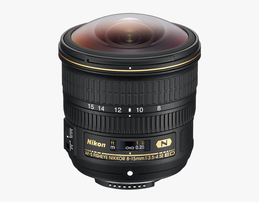 Nikon 8 15mm F/3 - Nikon Fisheye 8 15mm, HD Png Download, Free Download