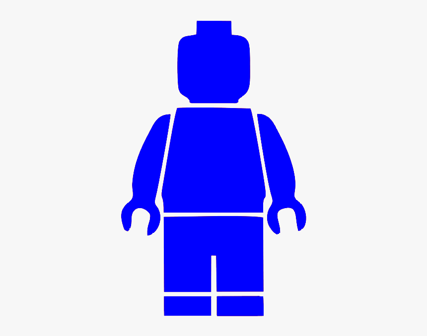 Lego Minifigure Silhouette Lego Ninjago Lego Games - Lego Man Silhouette Png, Transparent Png, Free Download