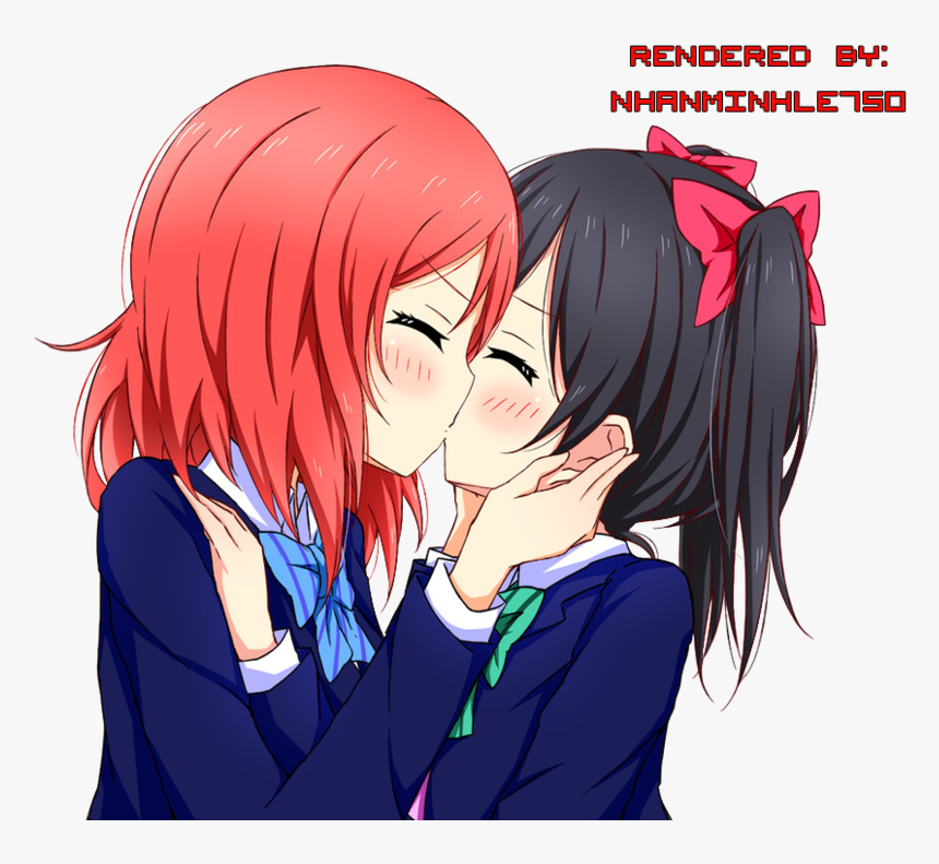 Nico Nico Nii~ Just A Book Full Of Nicomaki, May Contain - Nico X Maki Kiss, HD Png Download, Free Download