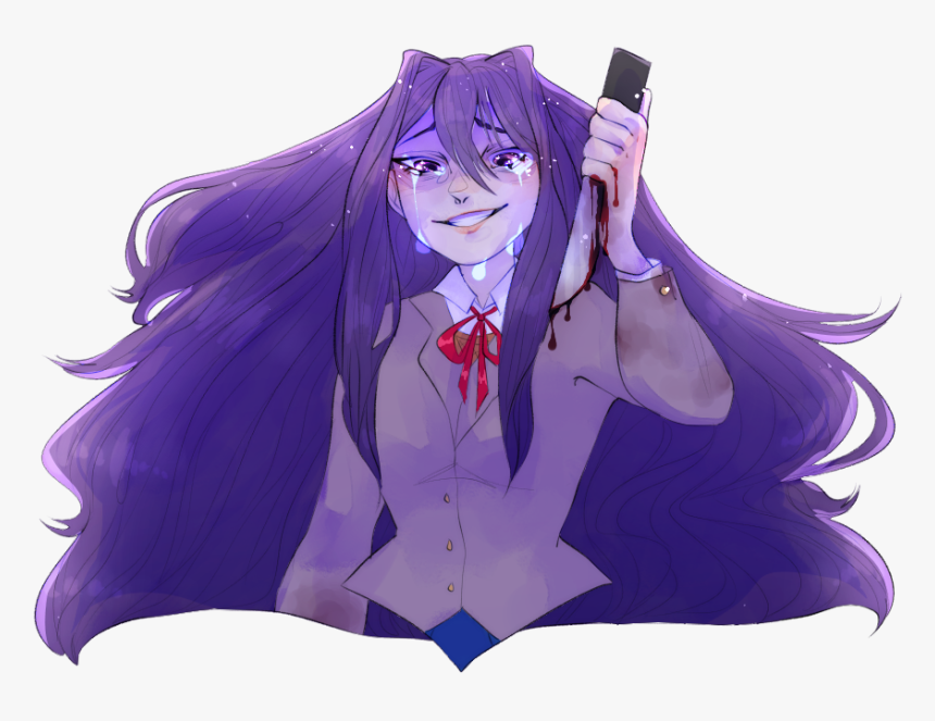 Yuri Ddlc Fanart Sad, HD Png Download, Free Download