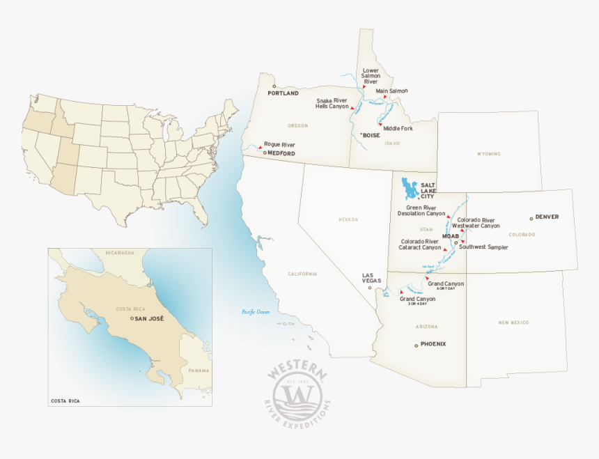 White Water Rafting Map - Usa Baseball Bat Marking, HD Png Download, Free Download