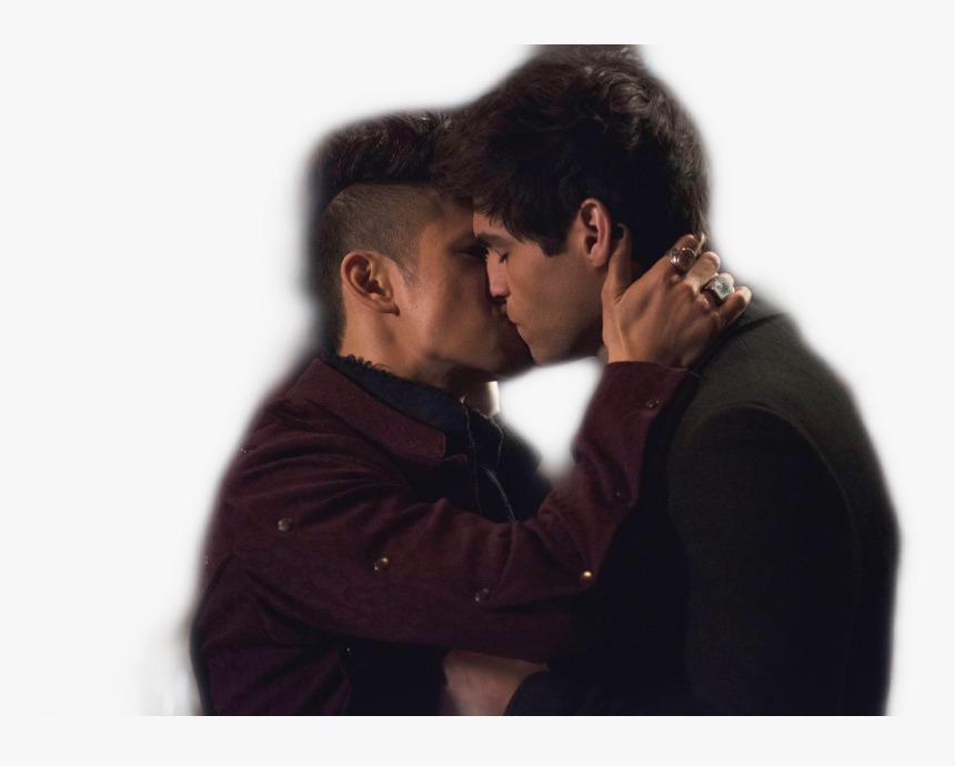 #malec #shadowhunters #freetoedit - Kiss On Lips, HD Png Download, Free Download