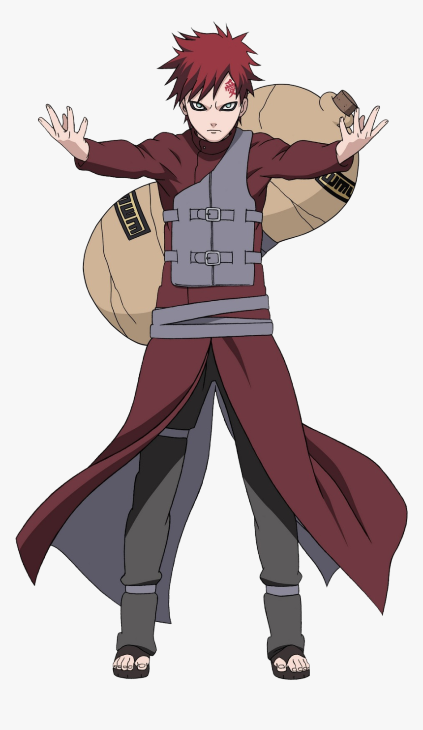 Gaara Png Ii By Hidan Sama1408-d398t6t - Gaara Png, Transparent Png, Free Download