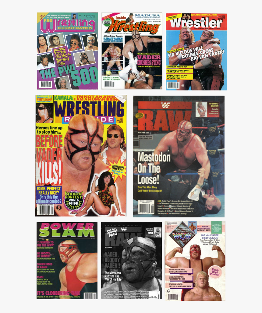 Vader Magazine Covers - Big Van Vader Magazine Cover, HD Png Download, Free Download