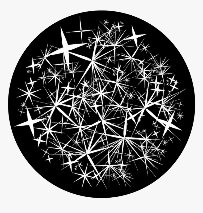 Apollo Design 6167 Star Sparx B&w Superresolution Glass - Circle, HD Png Download, Free Download