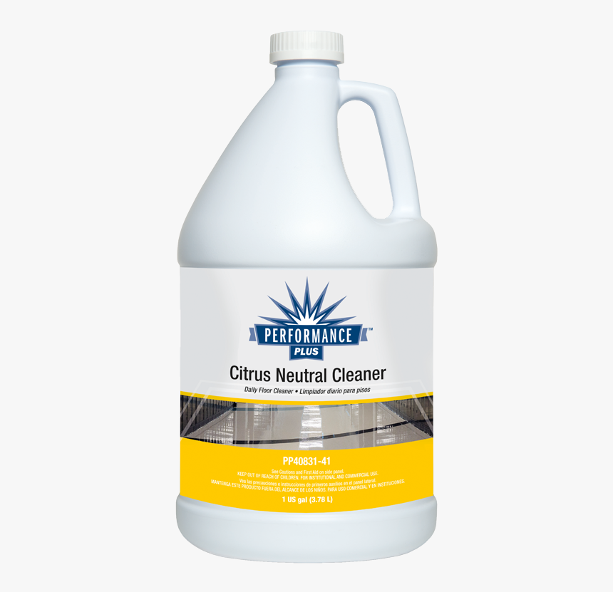 Performance Plus Neutral Floor Cleaner - Bottle, HD Png Download, Free Download