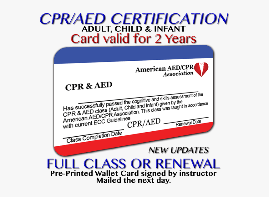 Aha Cpr Guidelines Card, HD Png Download, Free Download