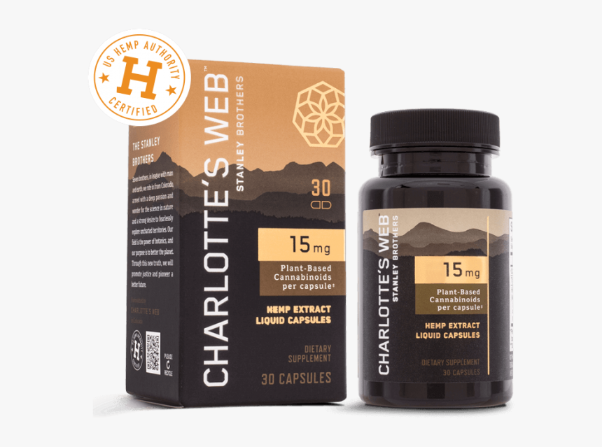 Charlotte's Web Cbd Capsules 15mg, HD Png Download, Free Download