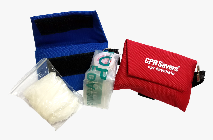 Large Cpr Kit Keychain With Custom Private Label - Cpr Face Shield Keychain, HD Png Download, Free Download