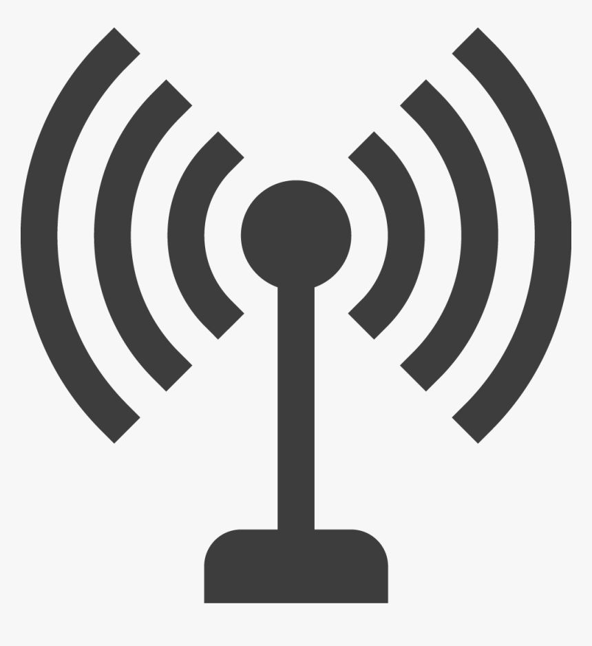 Aerial Clipart Tv Station - Wifi Signal, HD Png Download, Free Download