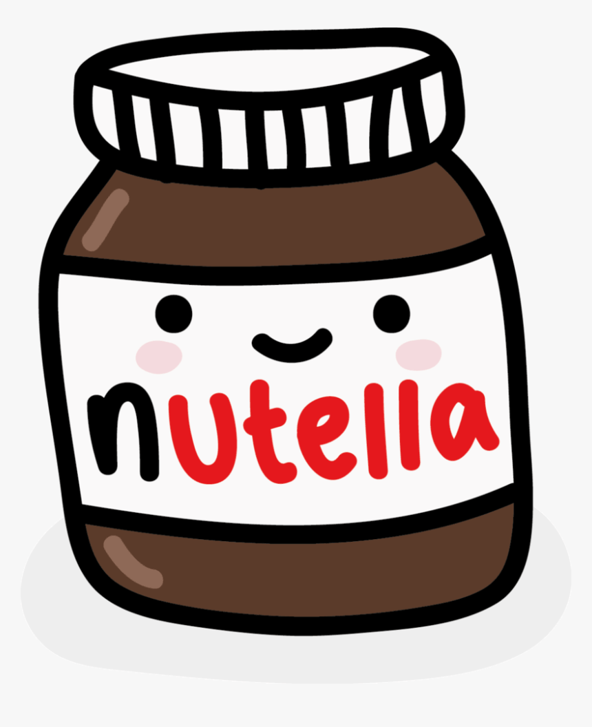 Dibujo Nutella Kawaii Png - Nutella Clipart, Transparent Png, Free Download