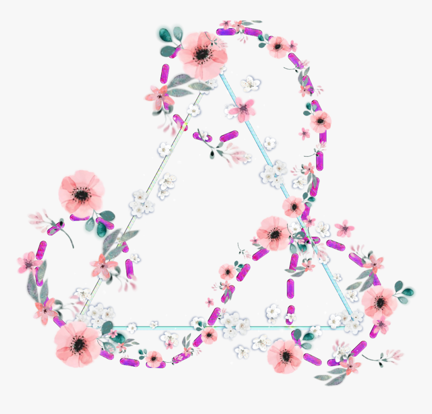 #flower
marco Flores
marco Triangulo
flores 
marco - Triangulo Com Flores Png, Transparent Png, Free Download