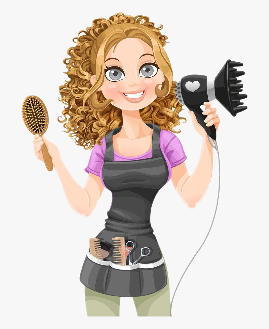 Comb Clipart El Pelo - Desenho De Cabeleireira Png, Transparent Png, Free Download