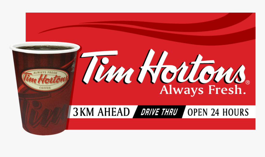 Time Hortons Billboard - Tim Hortons, HD Png Download, Free Download