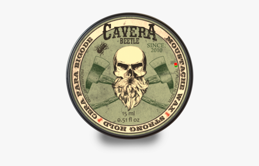 Cavera Beetle Moustache Wax 15ml - Emblem, HD Png Download, Free Download