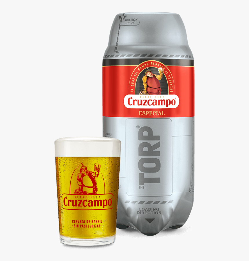 Cruzcampo Especial Torp - Glass Of Beer Tiger, HD Png Download, Free Download