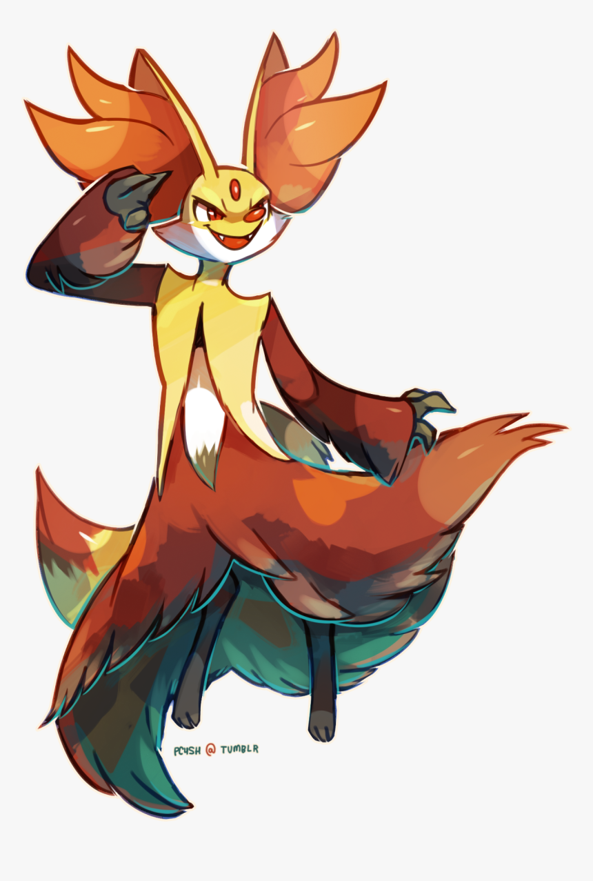 Male Delphox, HD Png Download, Free Download