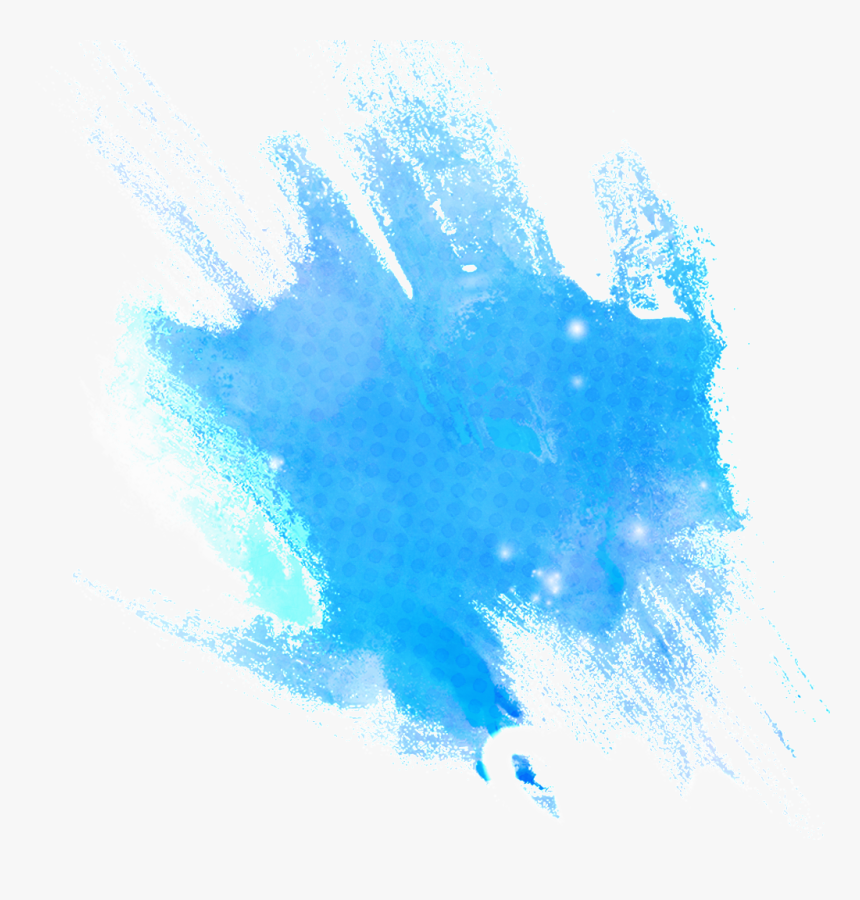 This Graphics Is Creative Blue Watercolor Transparent - Transparent Blue Watercolor Png, Png Download, Free Download