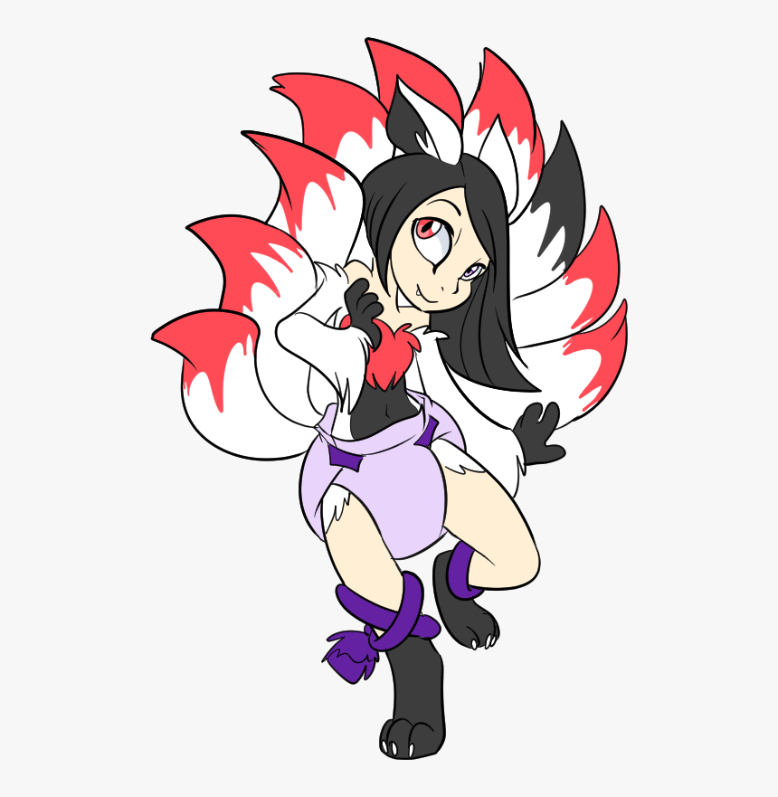 Emilia The Human/kitsune/delphox Hybrid - Human Kitsune, HD Png Download, Free Download